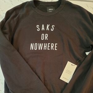 Knowlita Saks or Nowhere Raglan Seatshirt Large Unisex